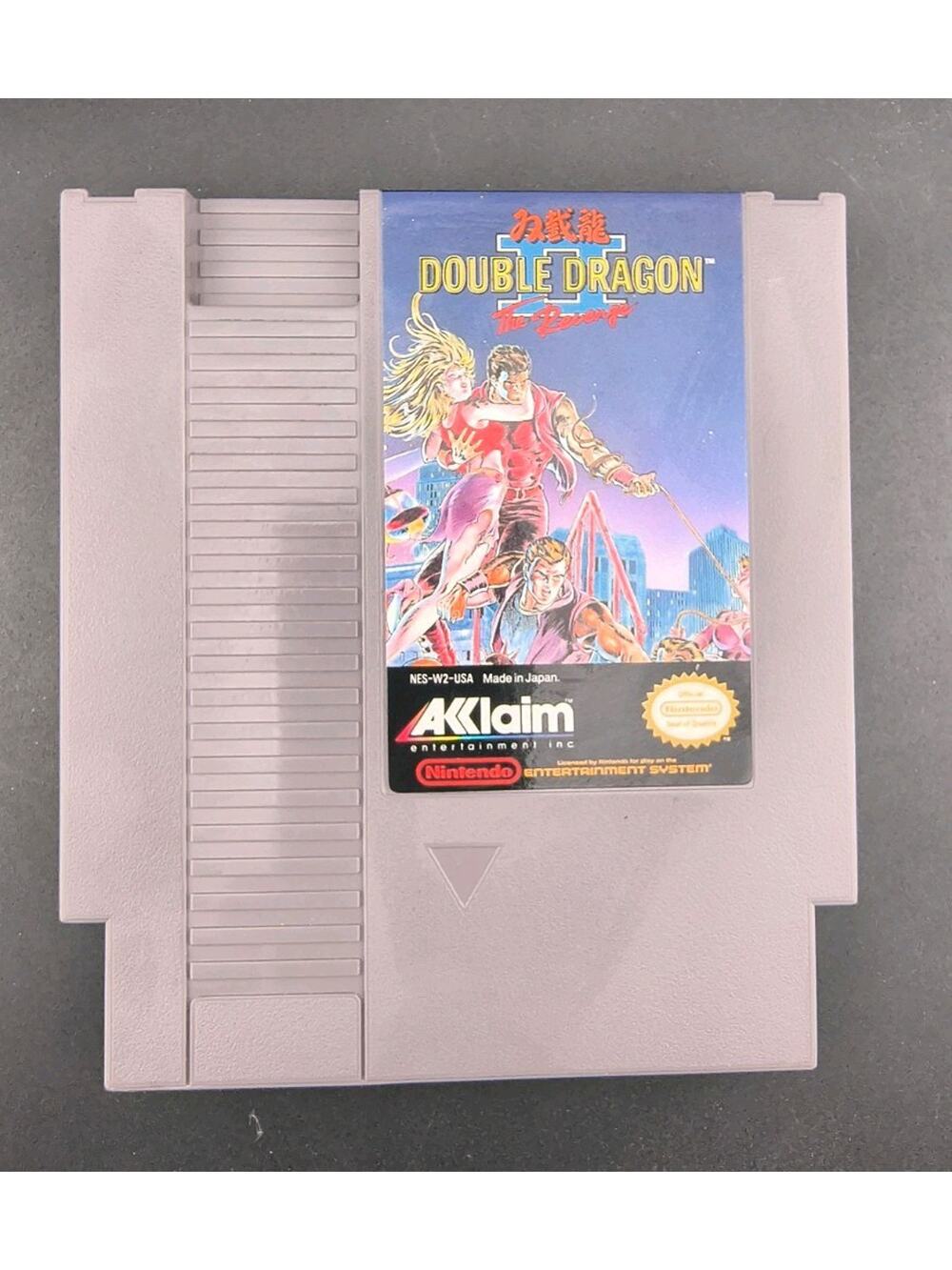 Double Dragon II: The Revenge (Nintendo NES, 1990) Game Cartridge w/ Sleeve